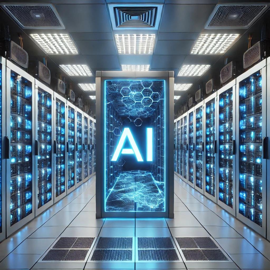 Environmental impact of AI data centers, including energy consumption and water usage
